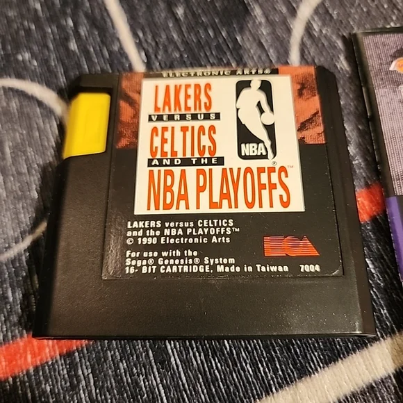 LAKERS VERSUS CELTICS AND NBA PLAYOFFS SEGA GENESIS GAME